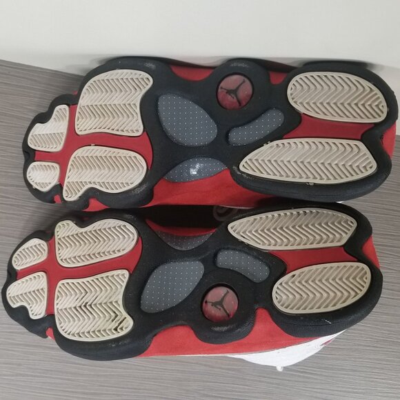 Air Jordan XIII 13 OG Shoes, White/Team Red/Black 414571-122, Mens Size 10 / 44 - Picture 11 of 12